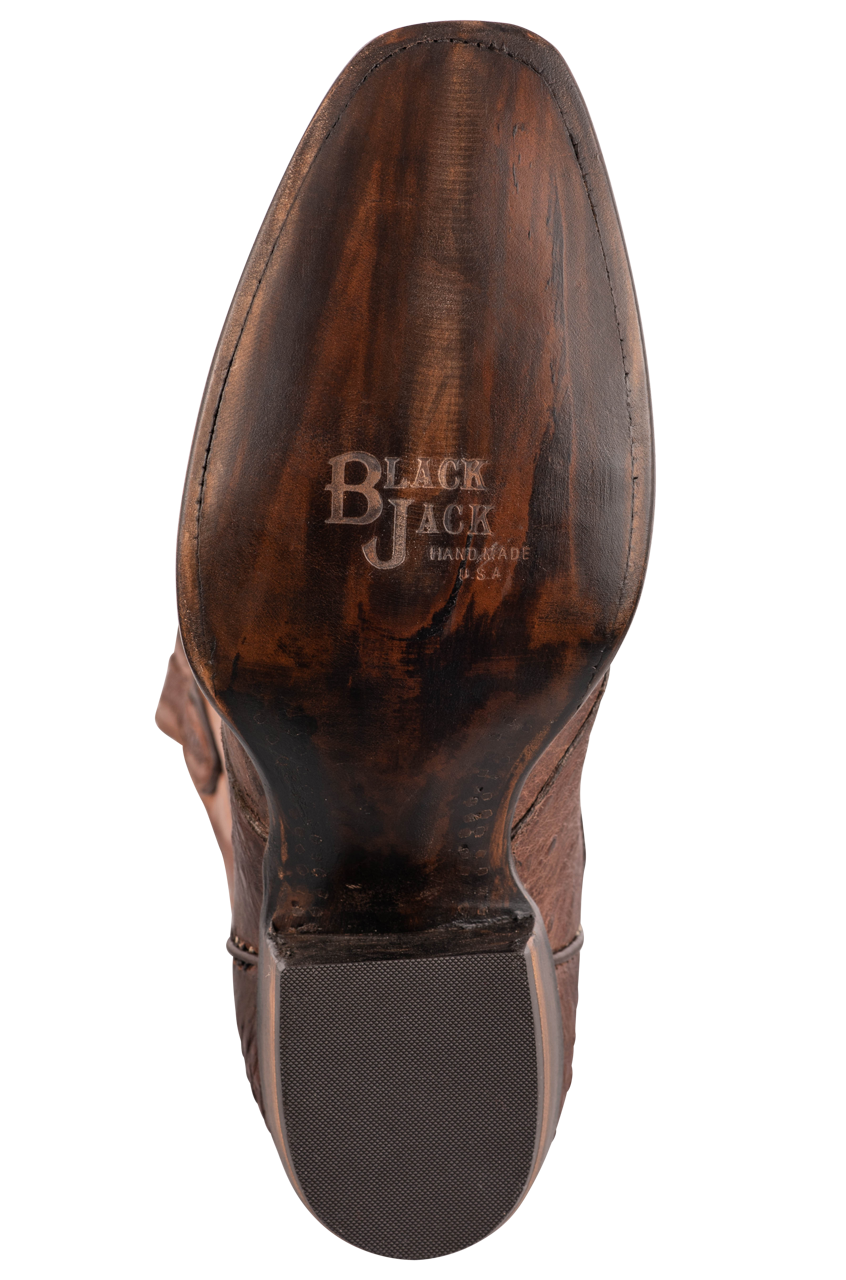 Black Jack Exclusive Snapping Turtle Cowboy Boots - Brown