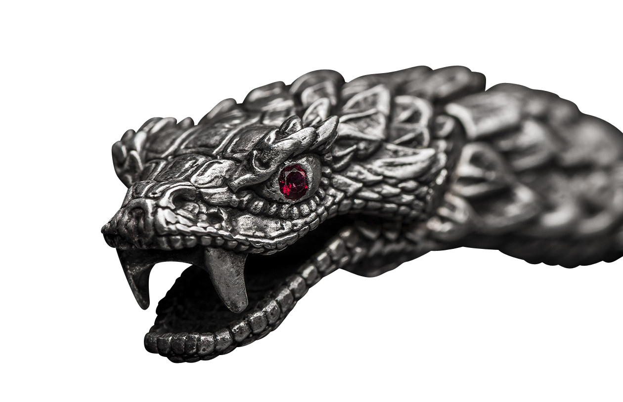 William Henry Full Circle Snake Bracelet