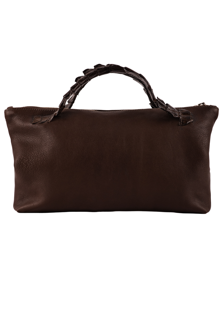 Kulu African Handbags Nile Crocodile Clutch
