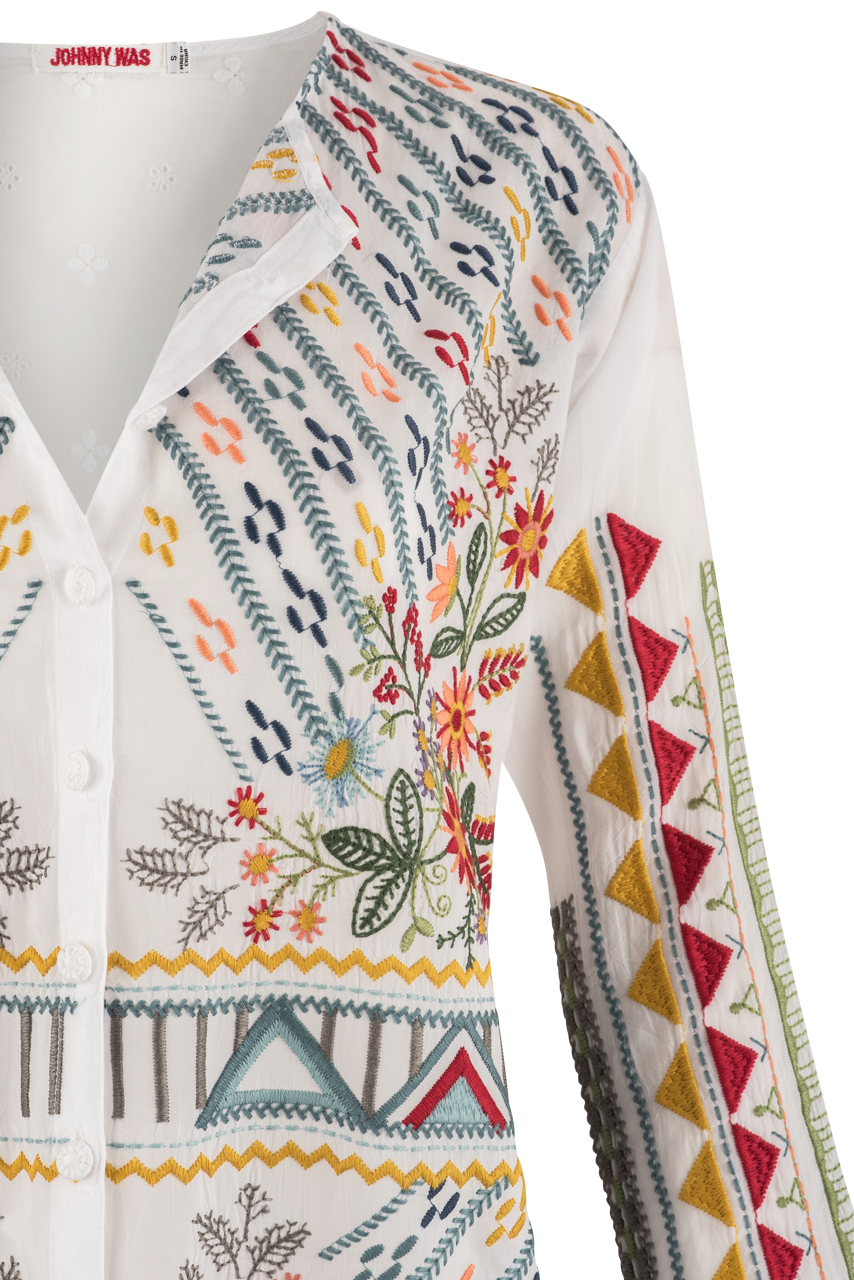 Johnny Was Ezra Blouse