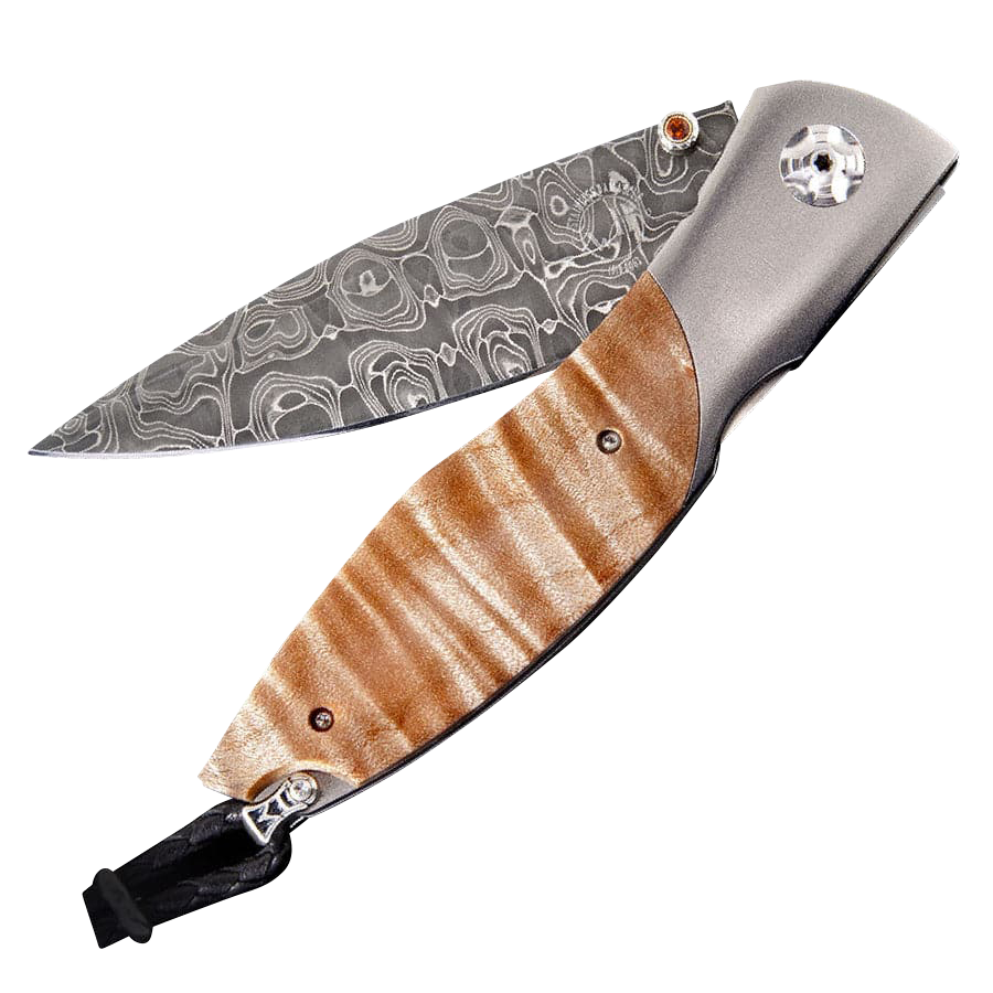 William Henry Omni Maple Pocket Knife