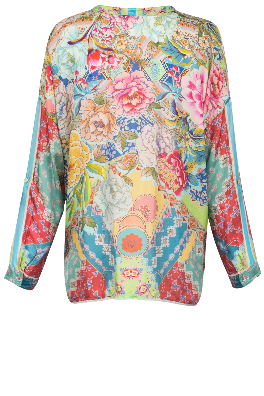 Johnny Was Prisma Selina Button Down Top