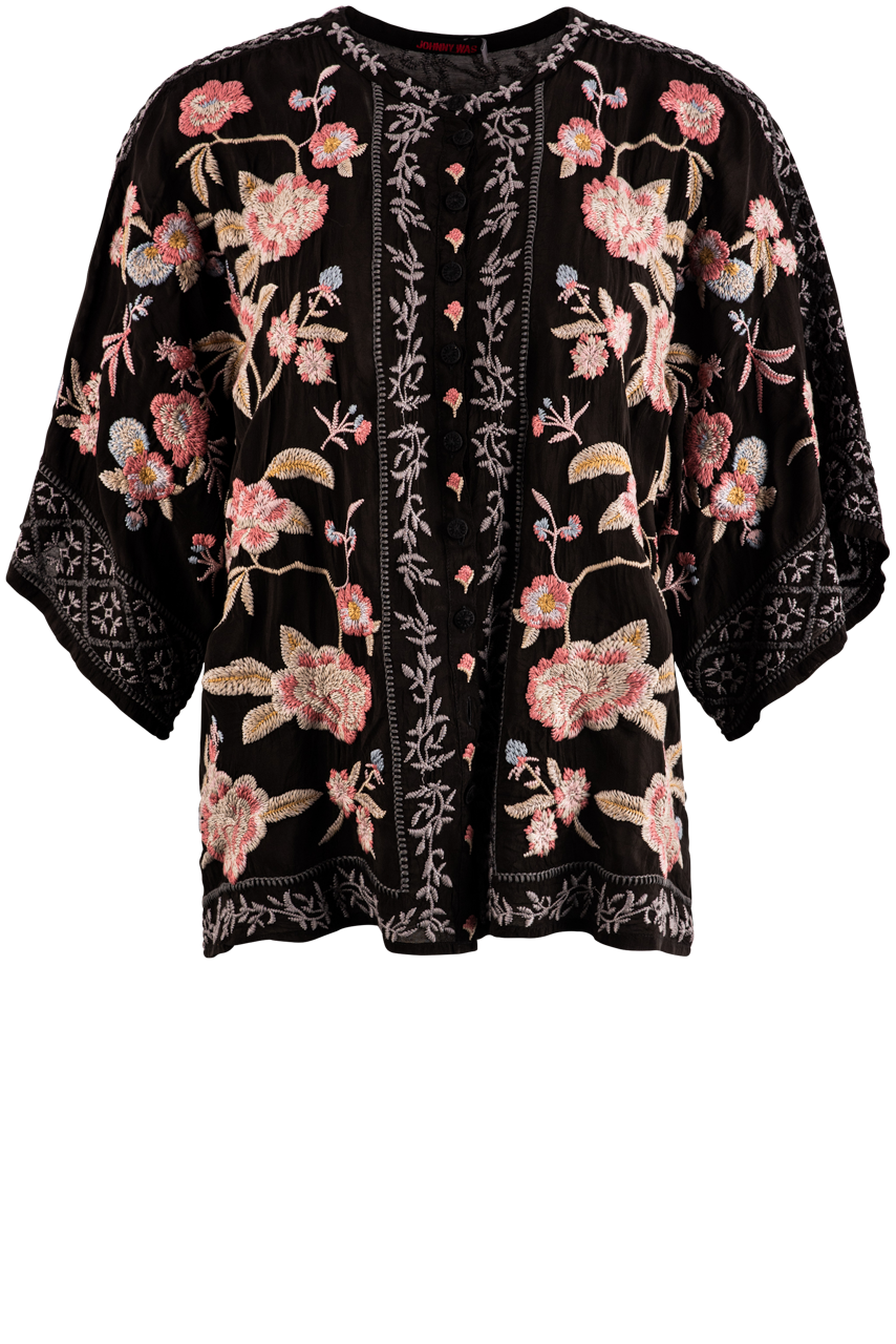 Johnny Was Mulane Blouse - Black