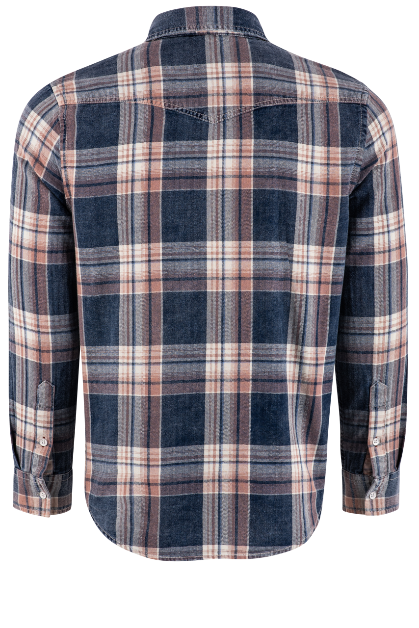 True Grit Indigo Daybreak Button-Front Shirt