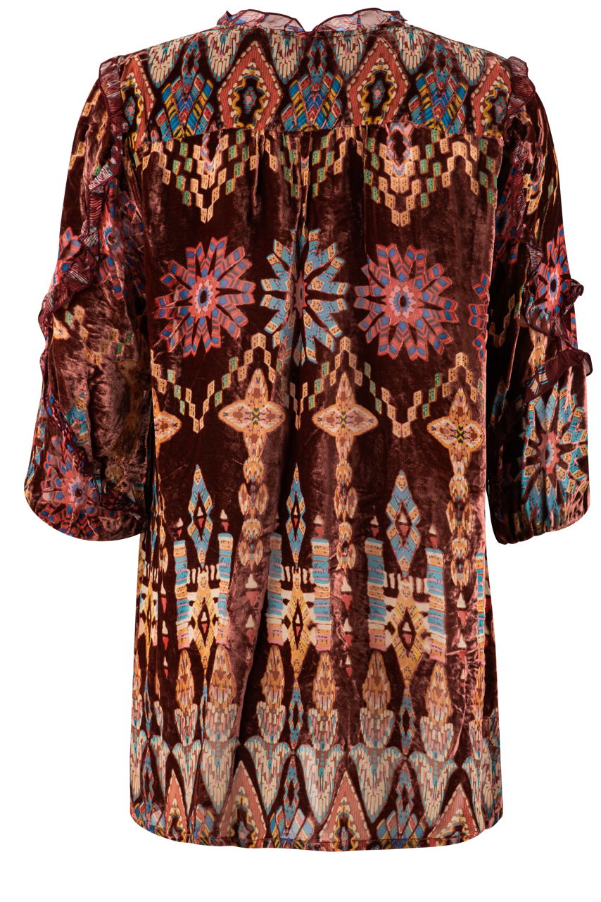 Johnny Was Burnout Mali Tunic