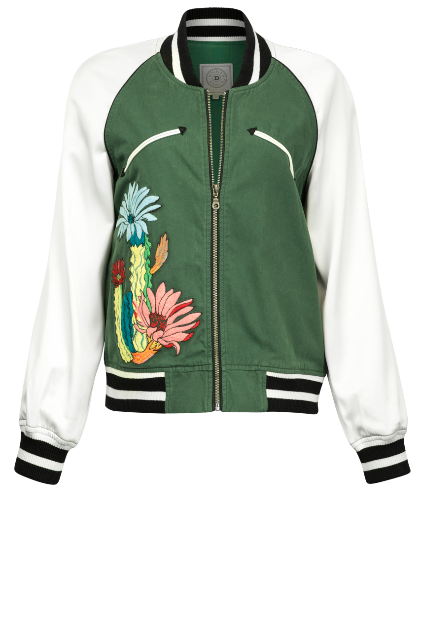 Double D Ranch Green Embroidered Jacket