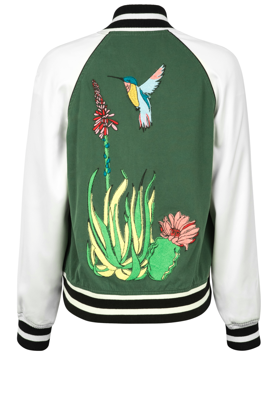 Double D Ranch Green Embroidered Jacket