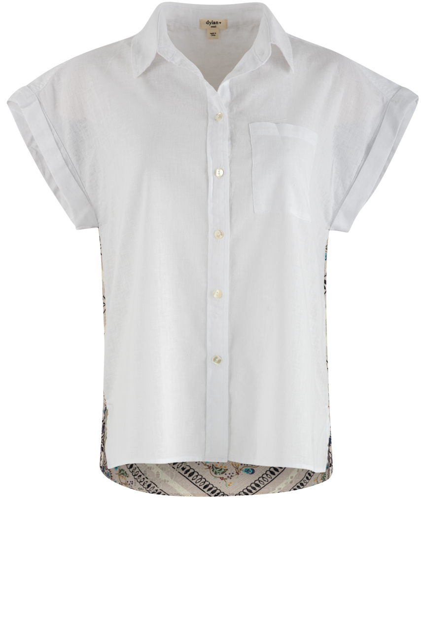 Dylan Multicolor Denim Western Top