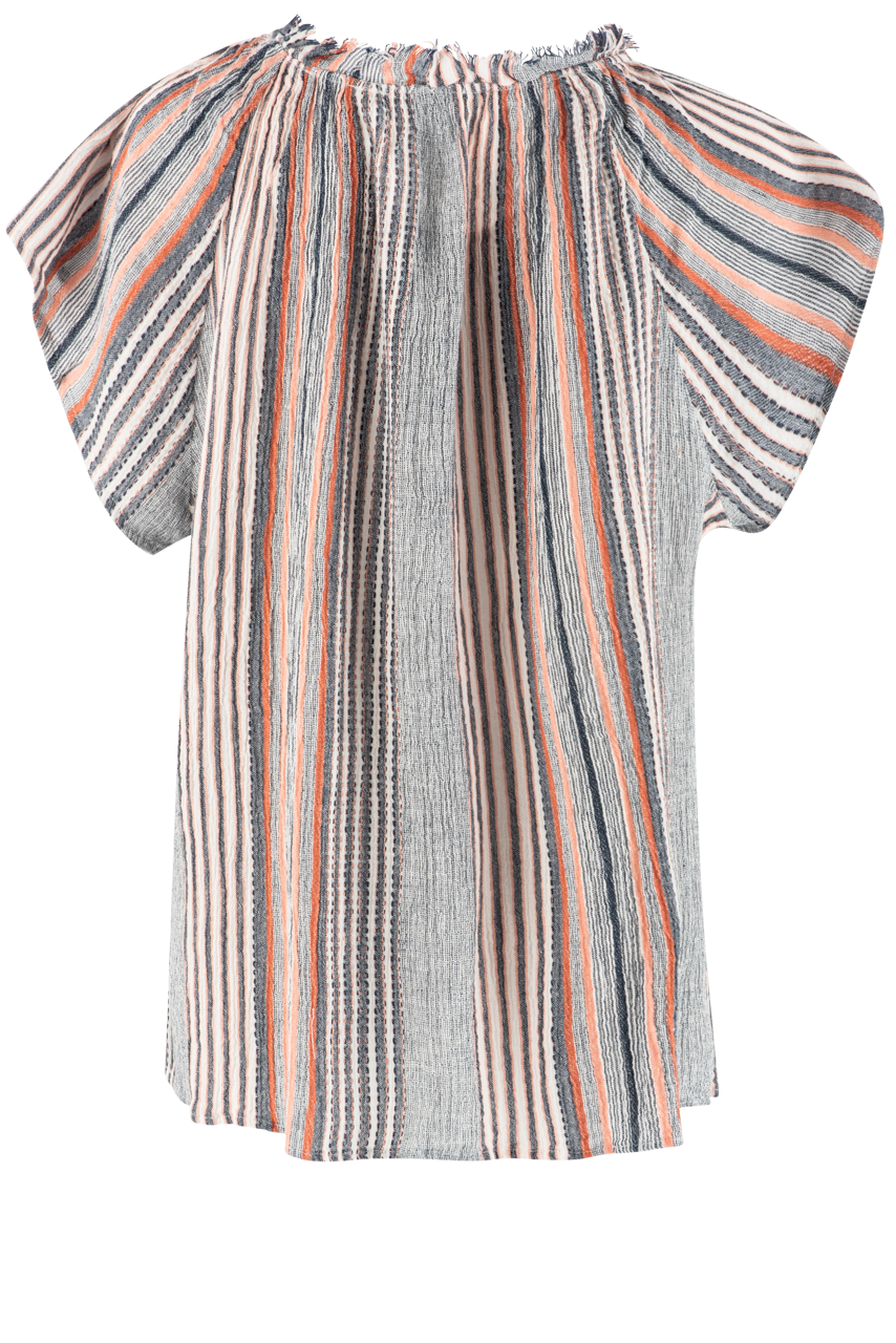 Dylan Arizona Stripe Cotton Blouse