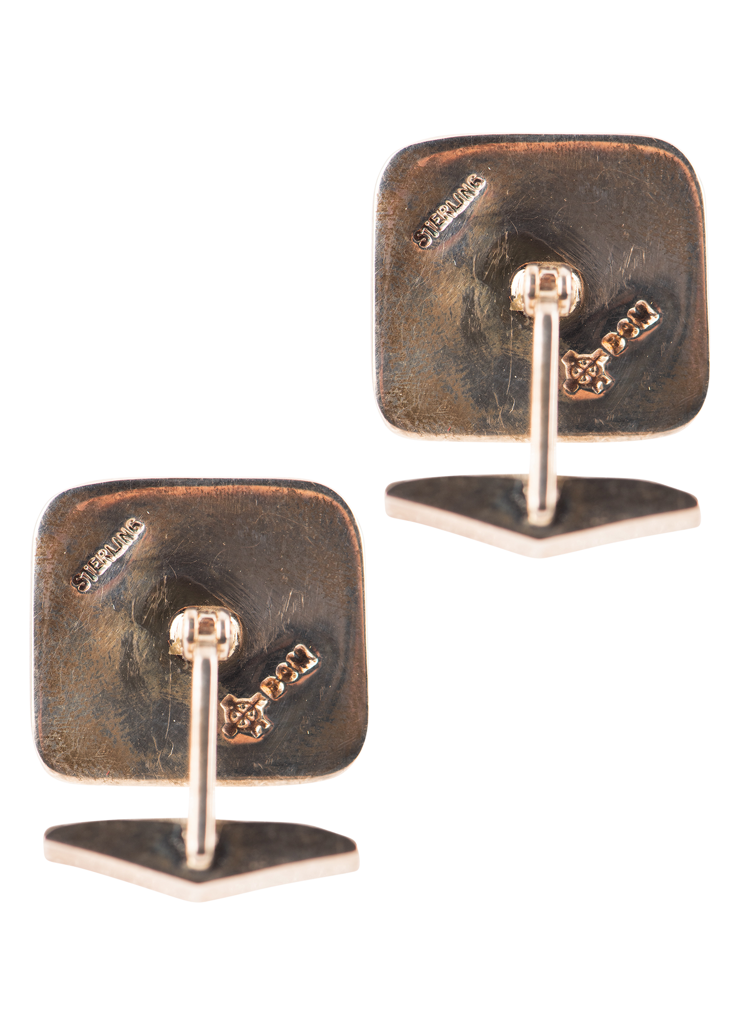 B. G. Mudd Onyx & Tiger Eye Cufflinks