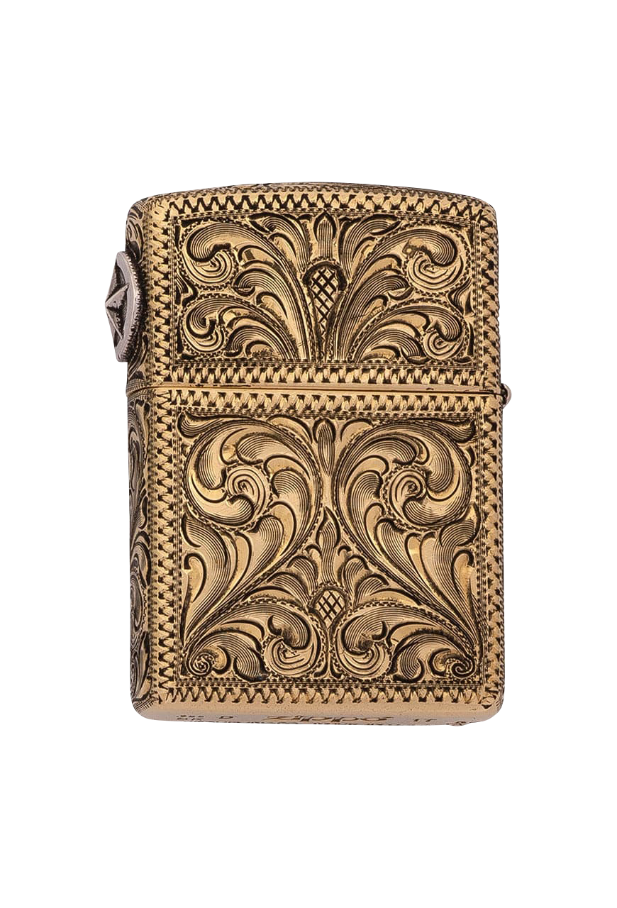 Silver King Star Engraved Zippo Lighter