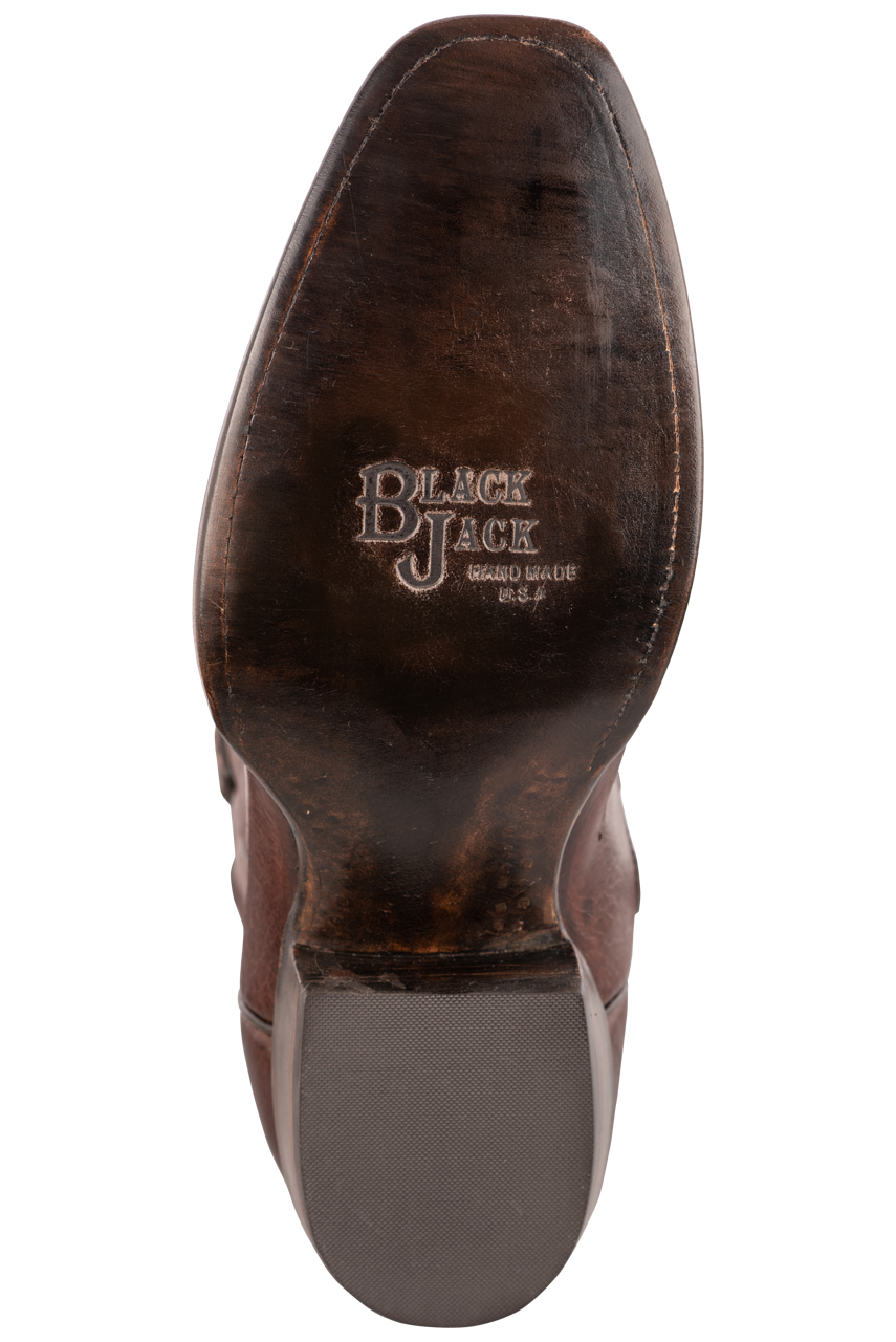 Black Jack Men's Bison Exclusive Cowboy Boots - Chocolate