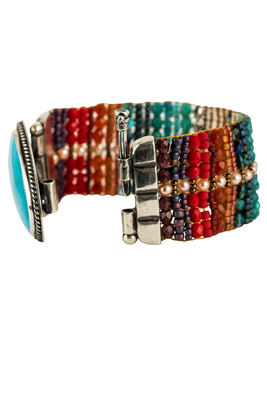 Peyote Bird Big Rainbow Bracelet