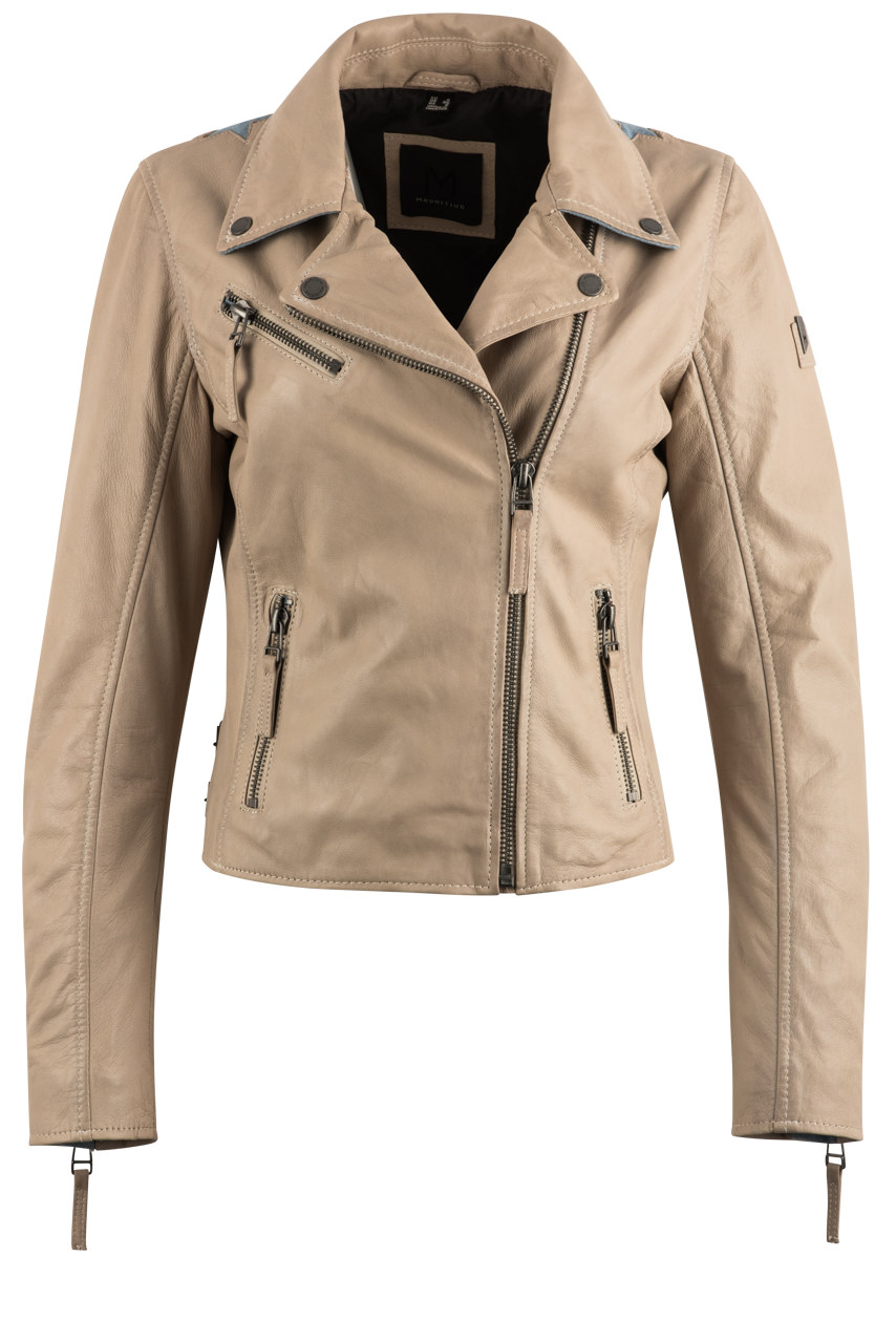 Mauritius Christy Denim Lamb Leather Jacket