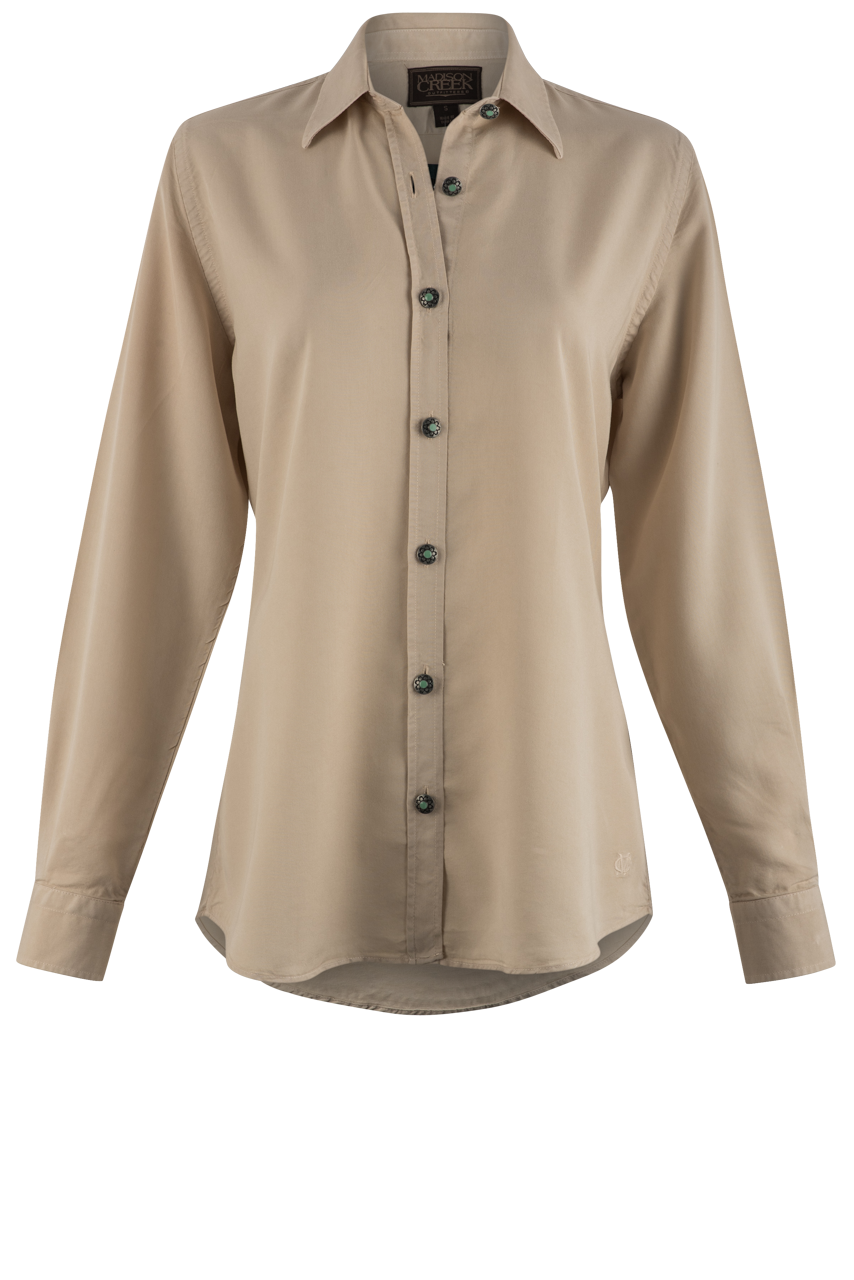 Madison Creek Women's Pewter Button Shirt