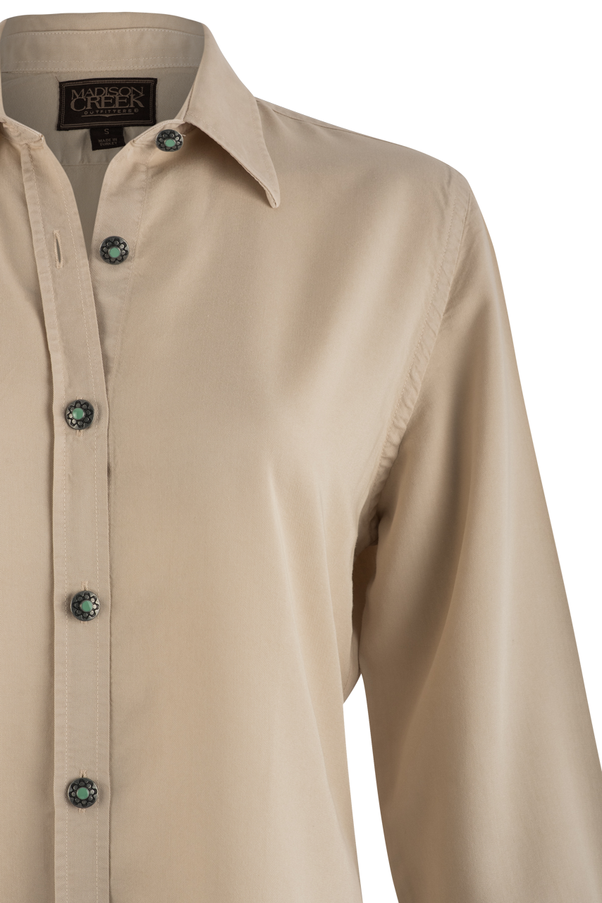 Madison Creek Women's Pewter Button Shirt