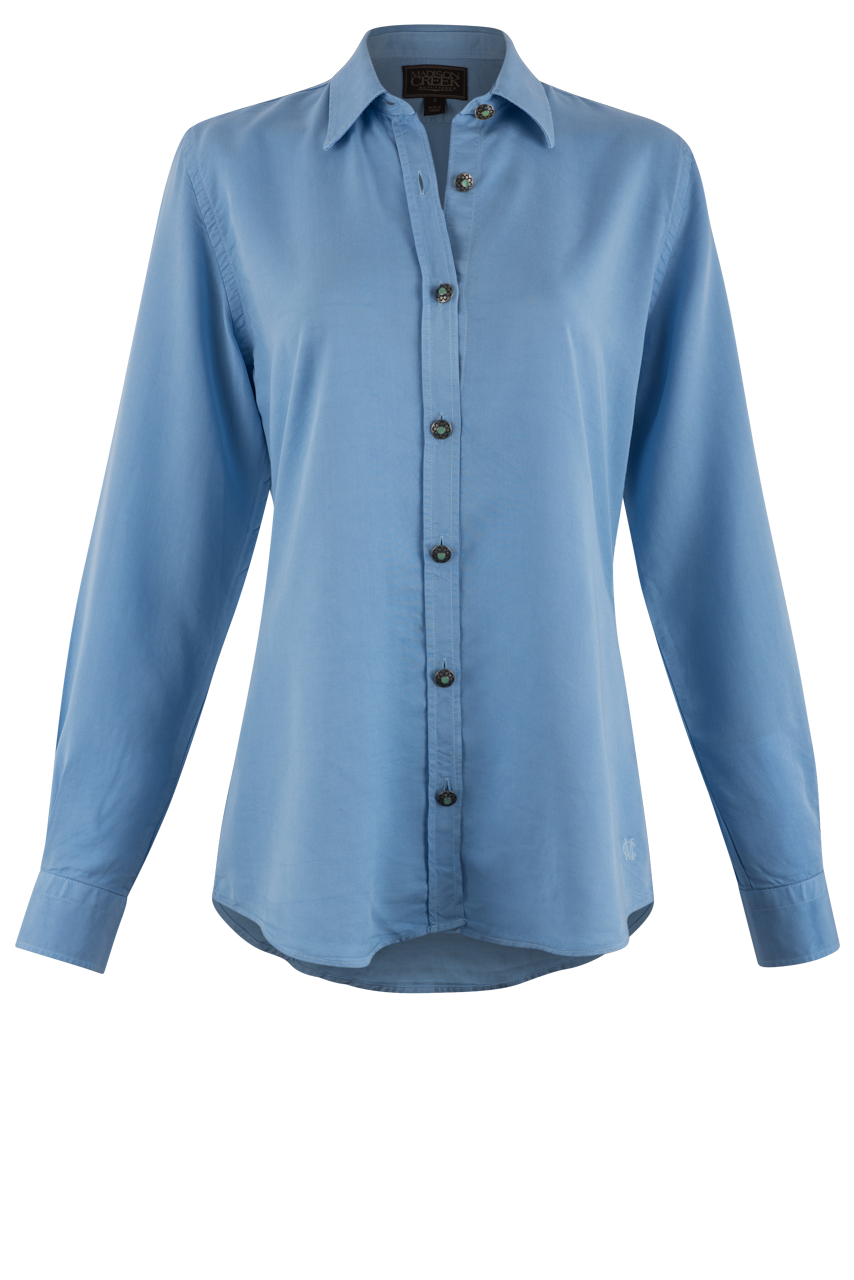 Madison Creek Women's Pewter Button Shirt