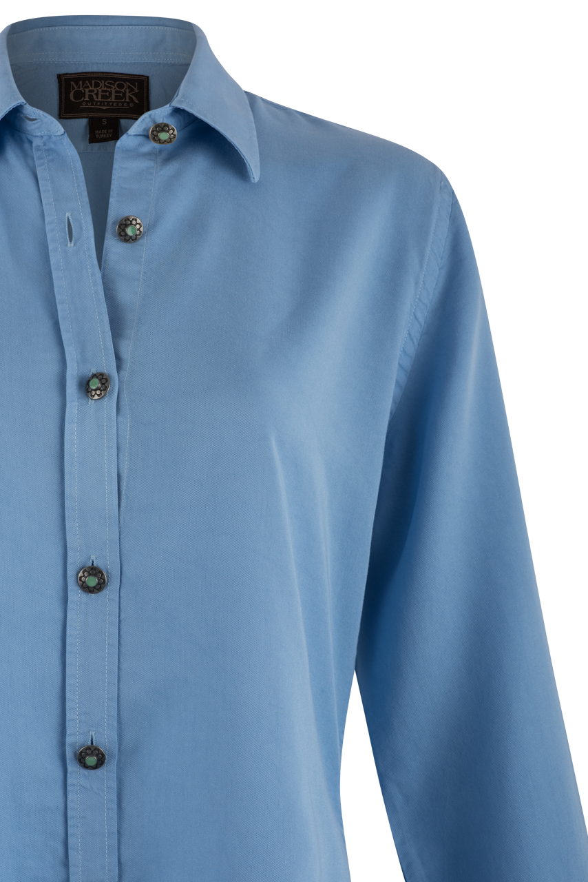Madison Creek Women's Pewter Button Shirt