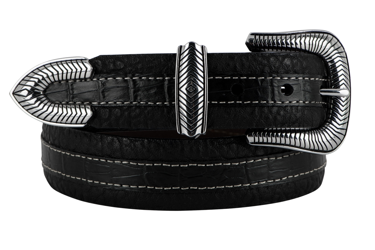 Vintage Bison 1.5" Coloma Leather Belt