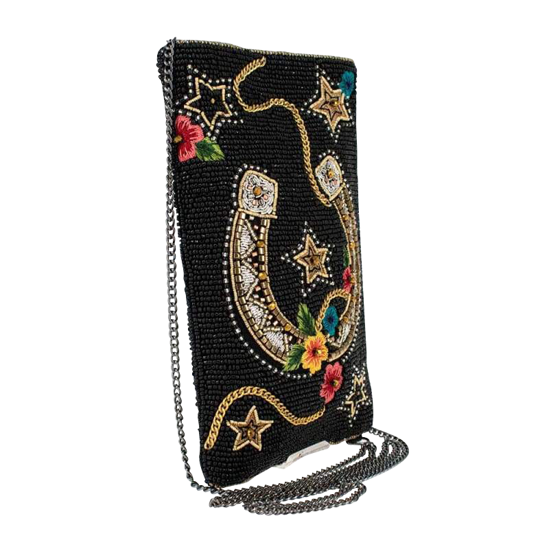 Mary Frances Good Luck Crossbody Phone Bag