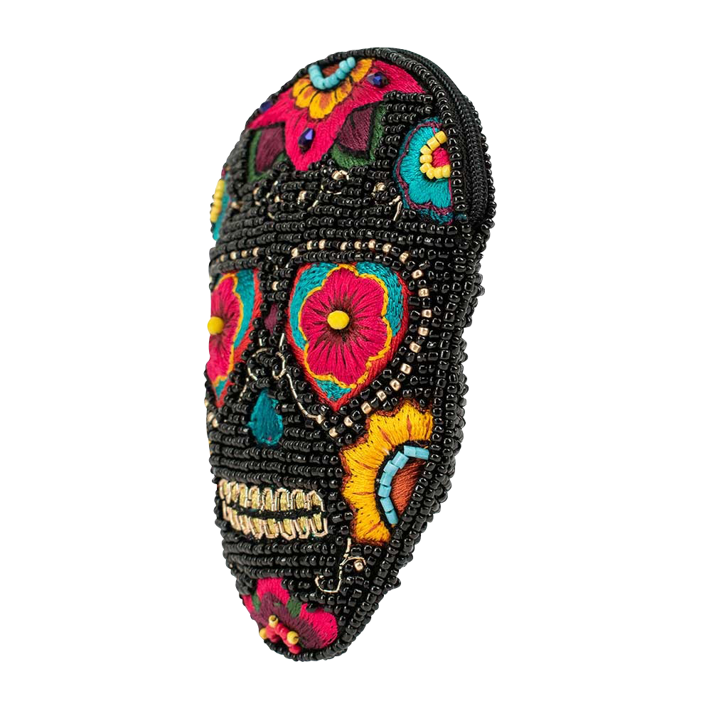 Mary Frances Head Trip Coin Purse
