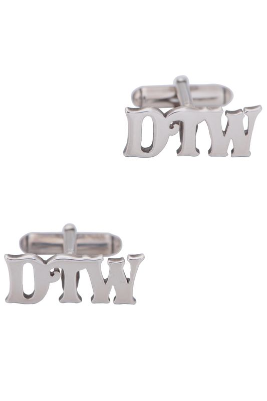 Pinto Ranch Sterling Silver Initial Cufflinks
