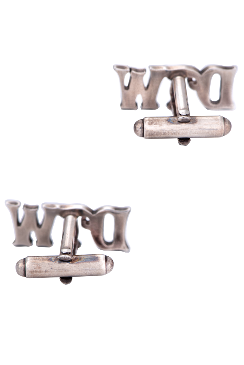 Pinto Ranch Sterling Silver Initial Cufflinks
