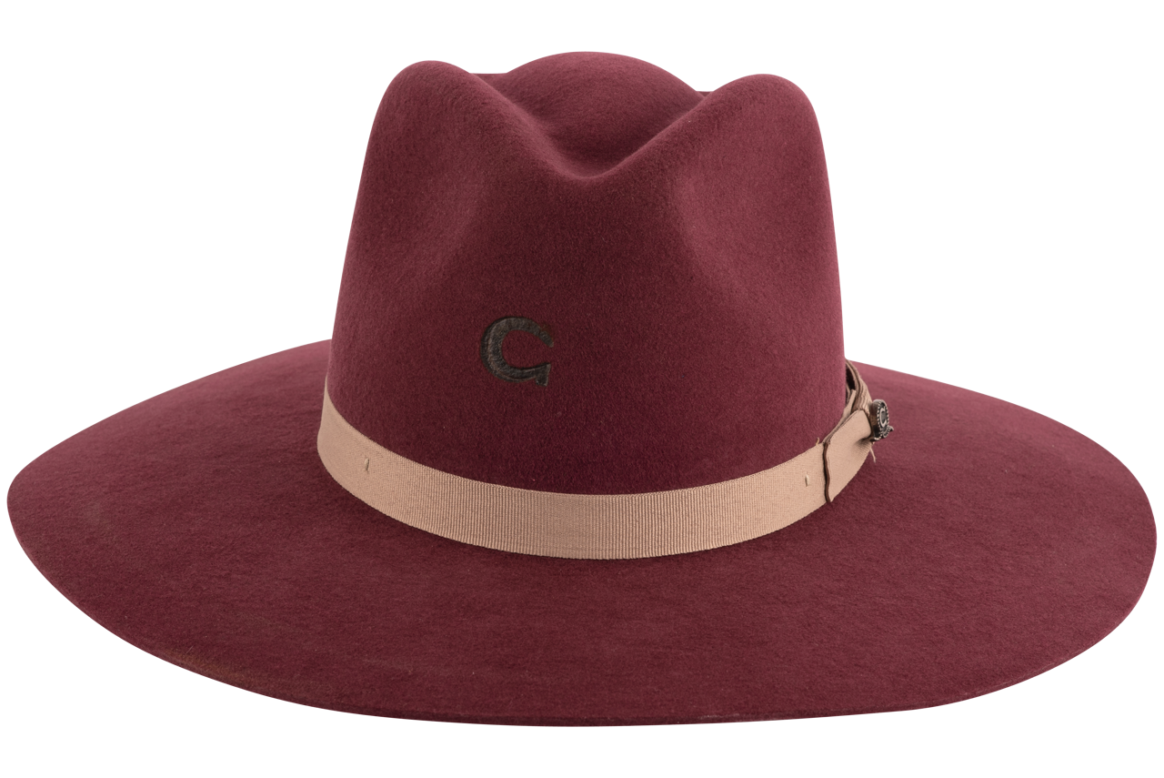 Charlie 1 Horse Highway Hat - Burgundy