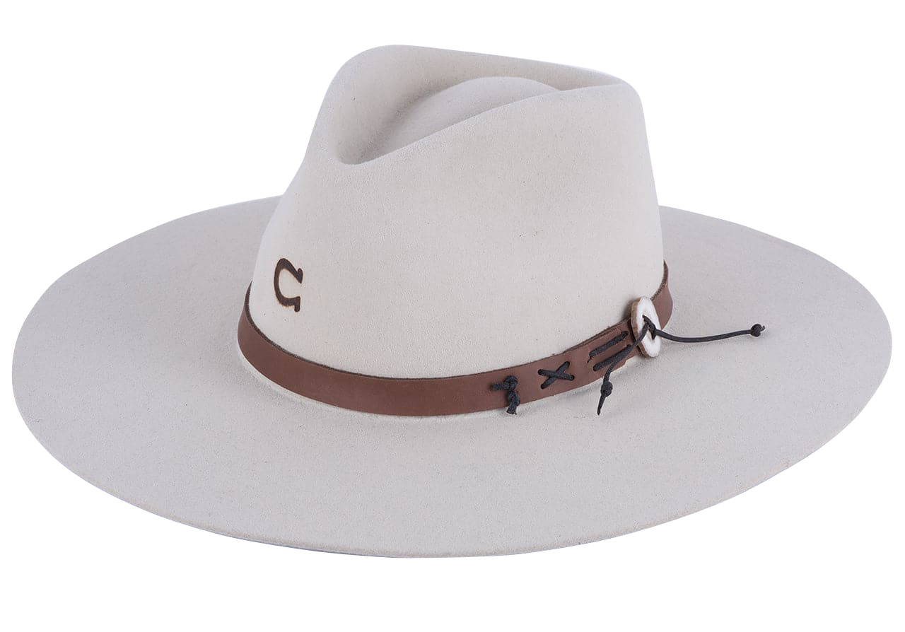 Charlie 1 Horse Tepee Hat - Bone