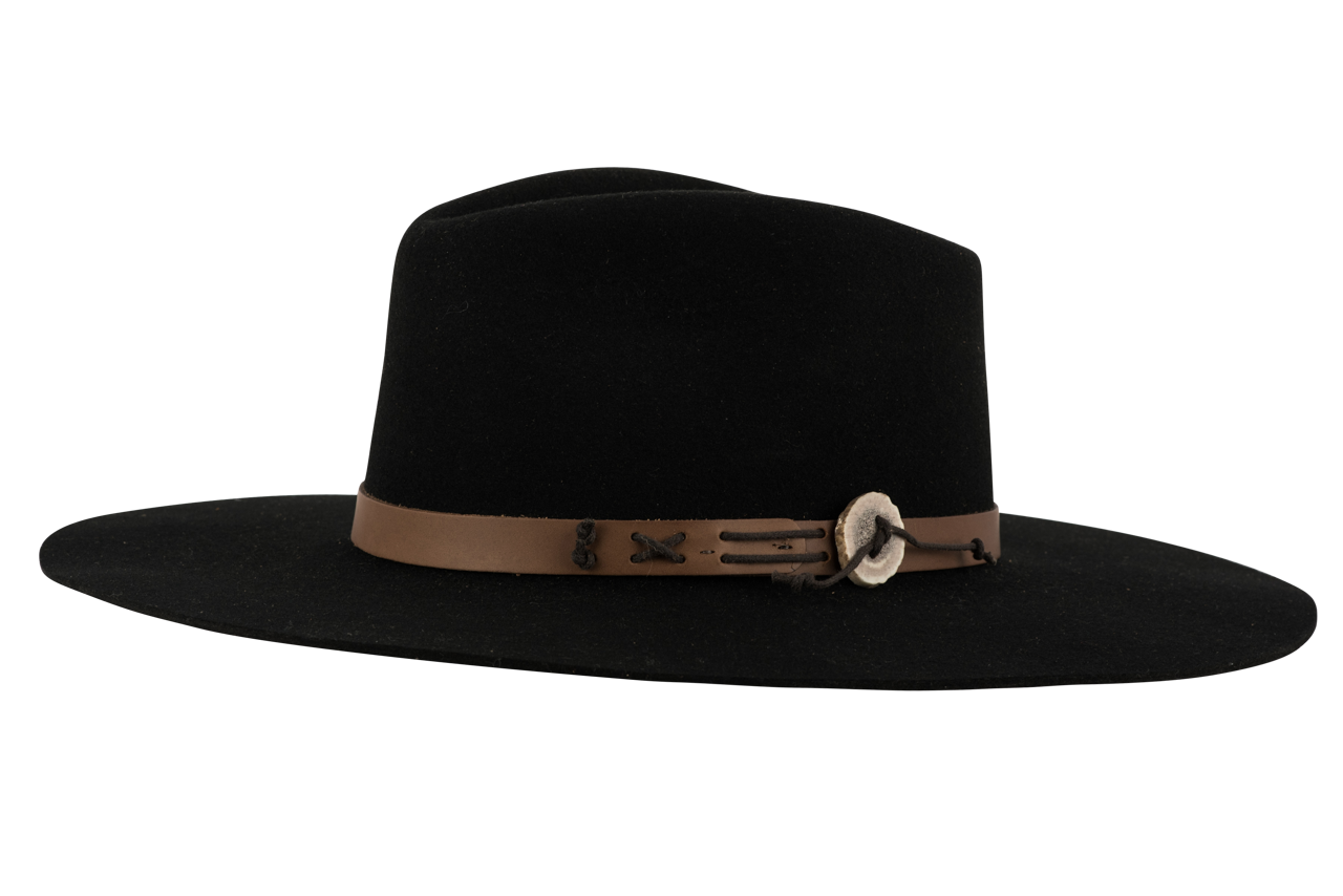 Charlie 1 Horse Tepee Hat - Black