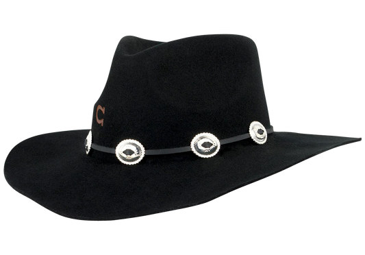Charlie 1 Horse Traveler Hat - Black