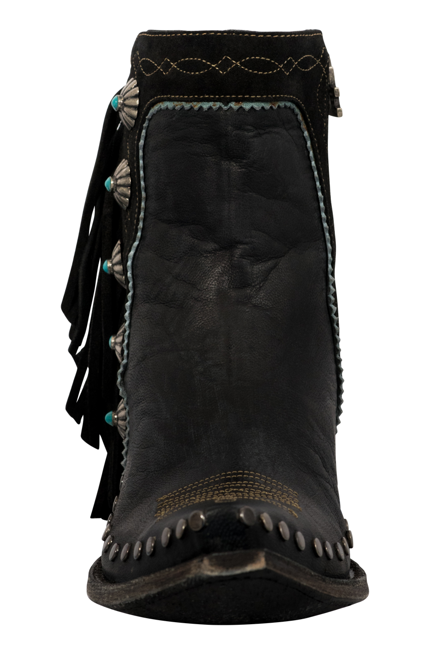 Double D Ranch by Old Gringo Women's Apache Boots - Black