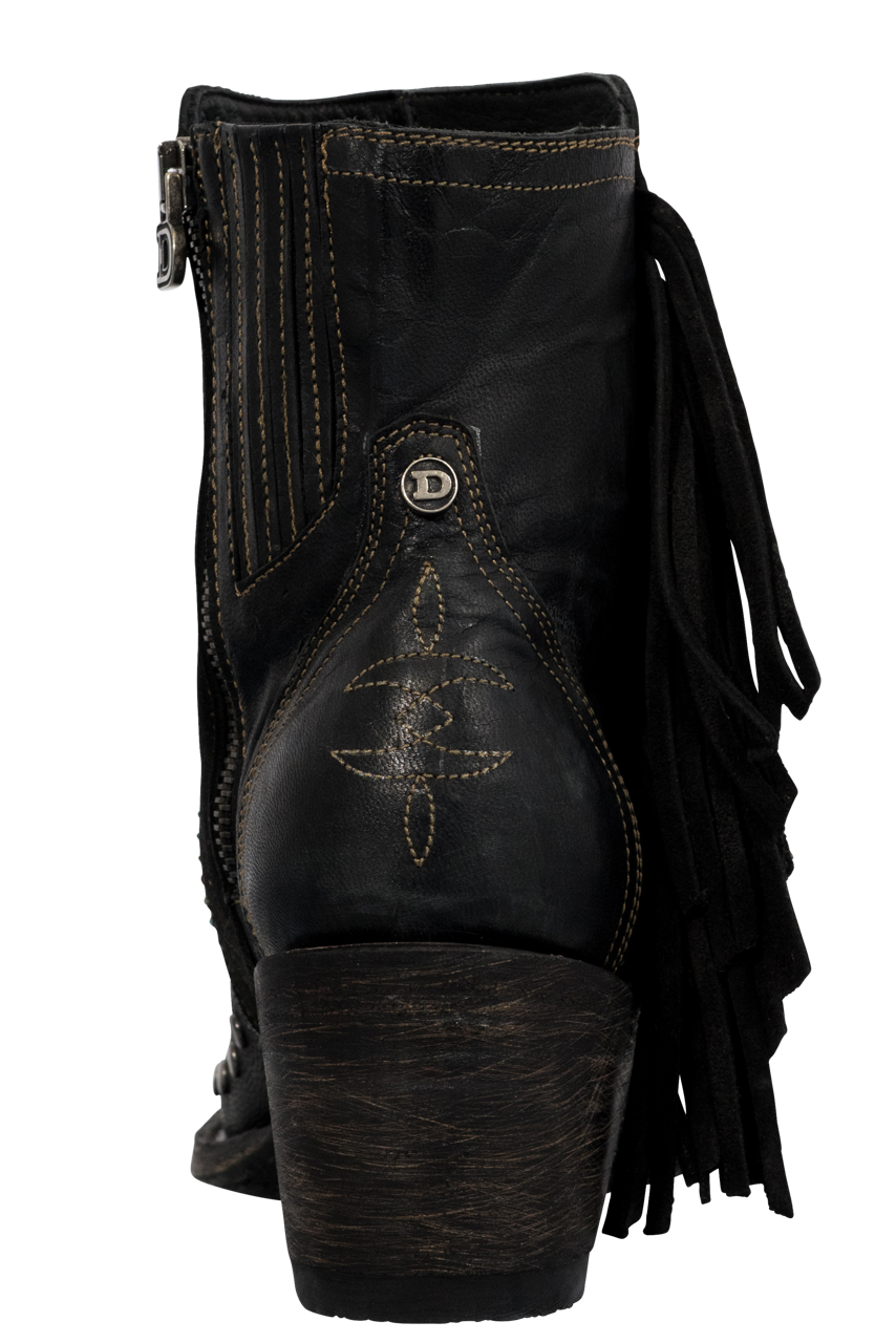 Double D Ranch by Old Gringo Women's Apache Boots - Black
