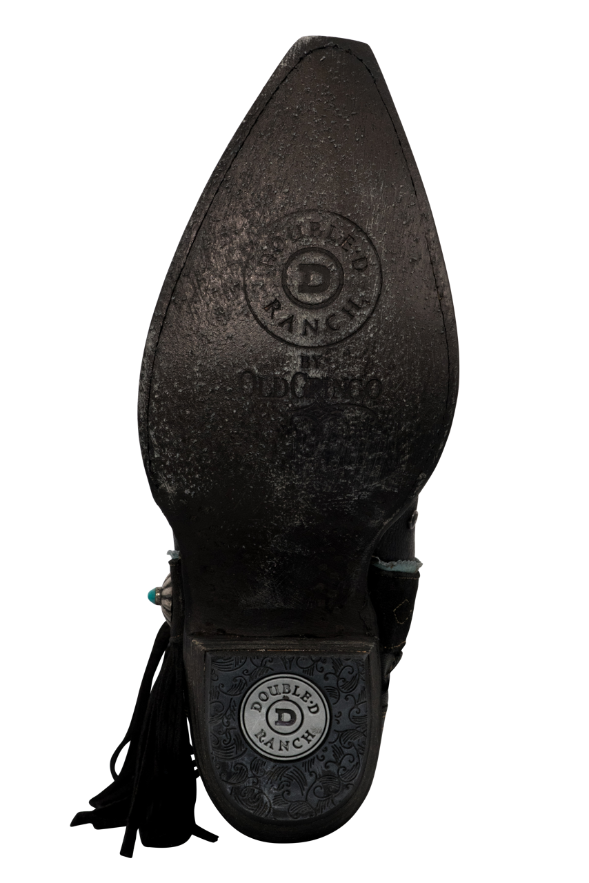 Double D Ranch by Old Gringo Women's Apache Boots - Black