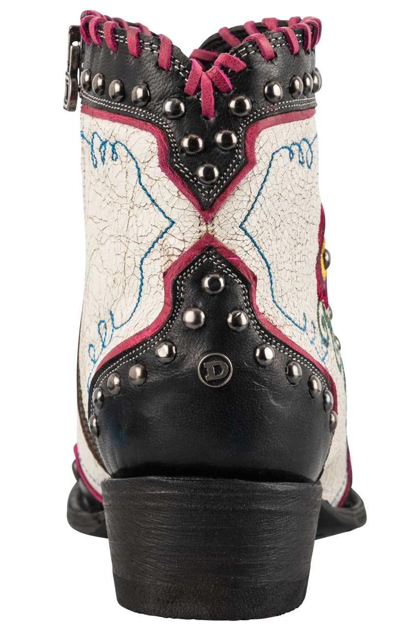Double D Ranch by Old Gringo Women's Leather Mexicali Cowgirl Boots - Black/Taupe