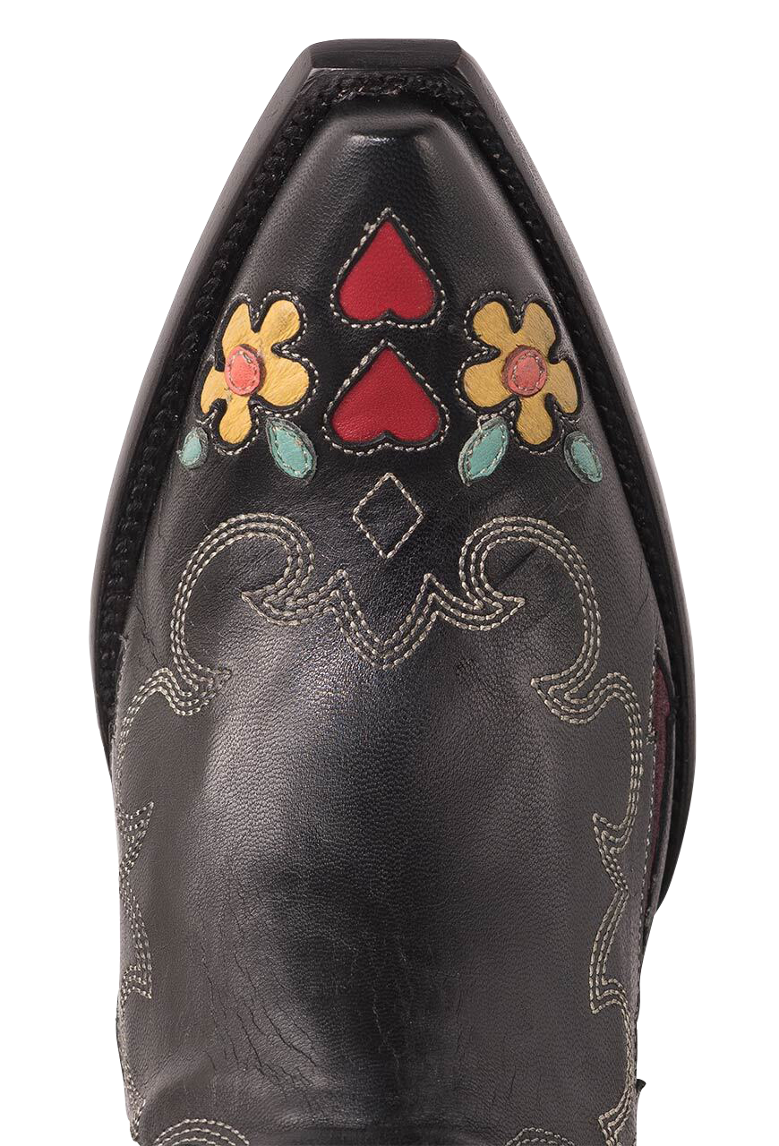 Double D Ranch by Old Gringo Goat Bandit Cowgirl Boots - Black