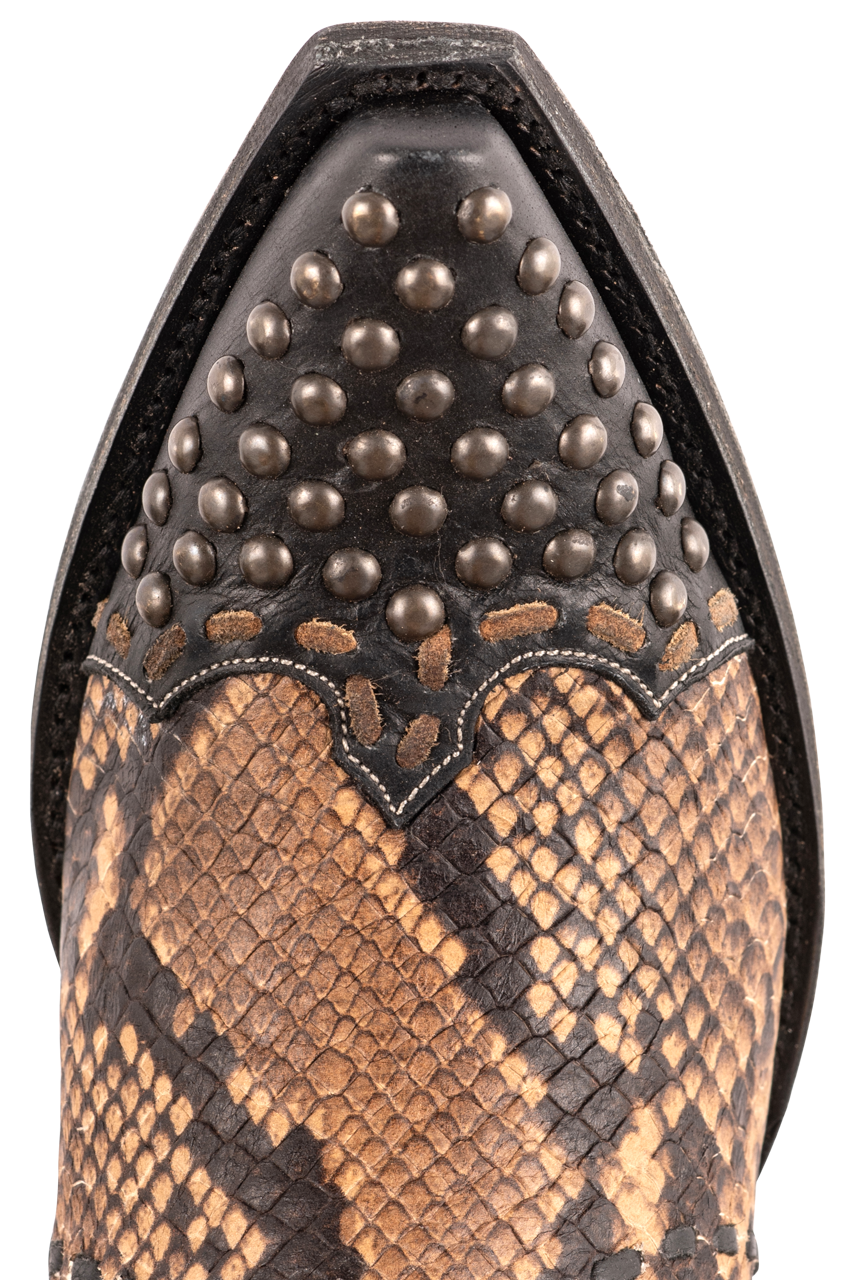 Double D Ranch by Old Gringo Women's Tall Snake Charmer Cowgirl Boots - Brown