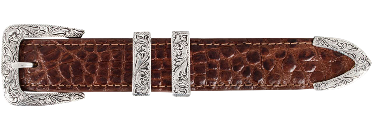 Chacon Denver Engraved 1" Buckle Set