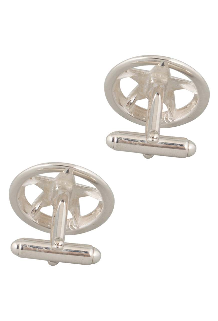 Pinto Ranch 3D Dome Star Cufflinks