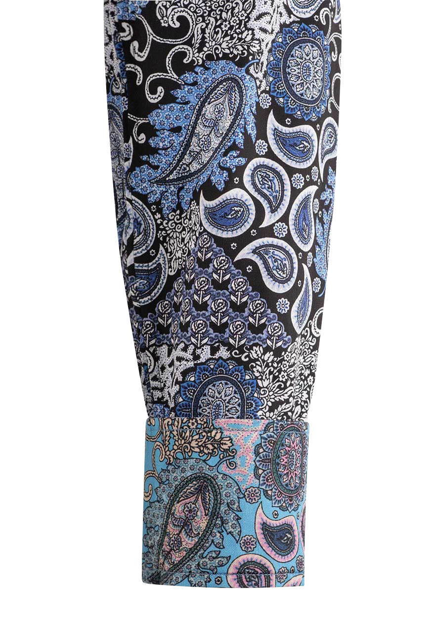 David Smith Australia Vintage Blue Button-Front Shirt