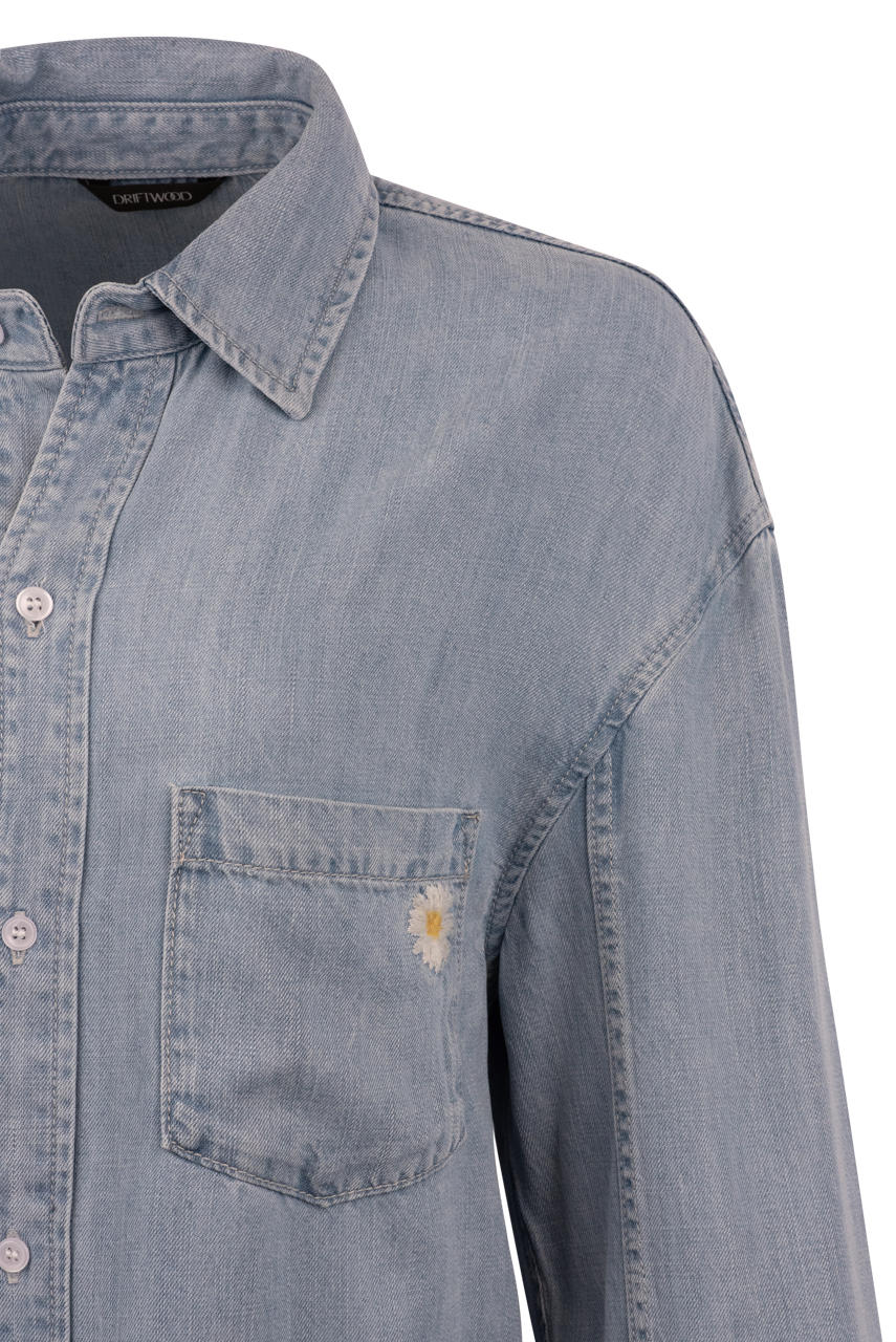 Driftwood Daisy Daydream Denim Tunic