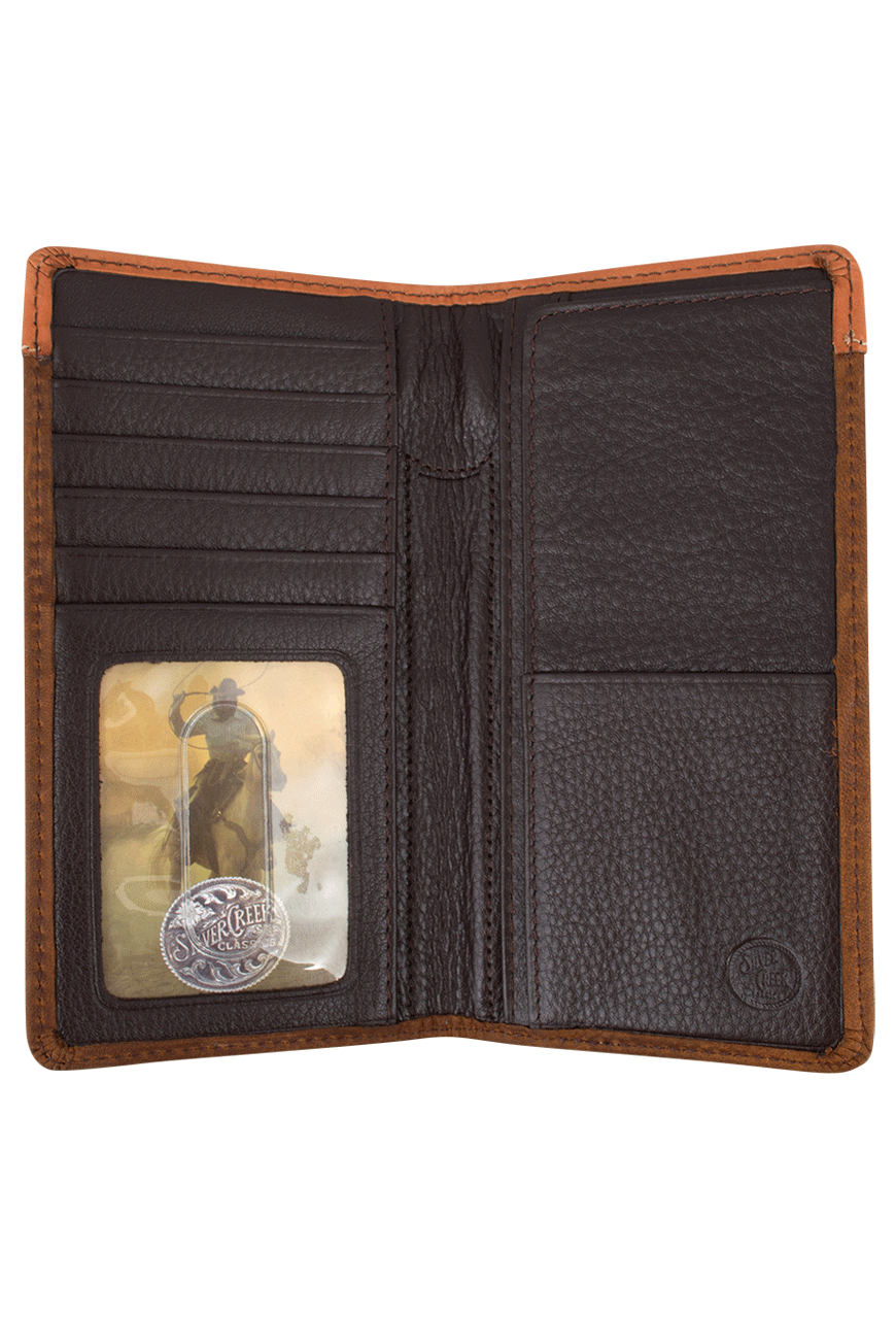 Justin Brown Lone Star Checkbook Wallet