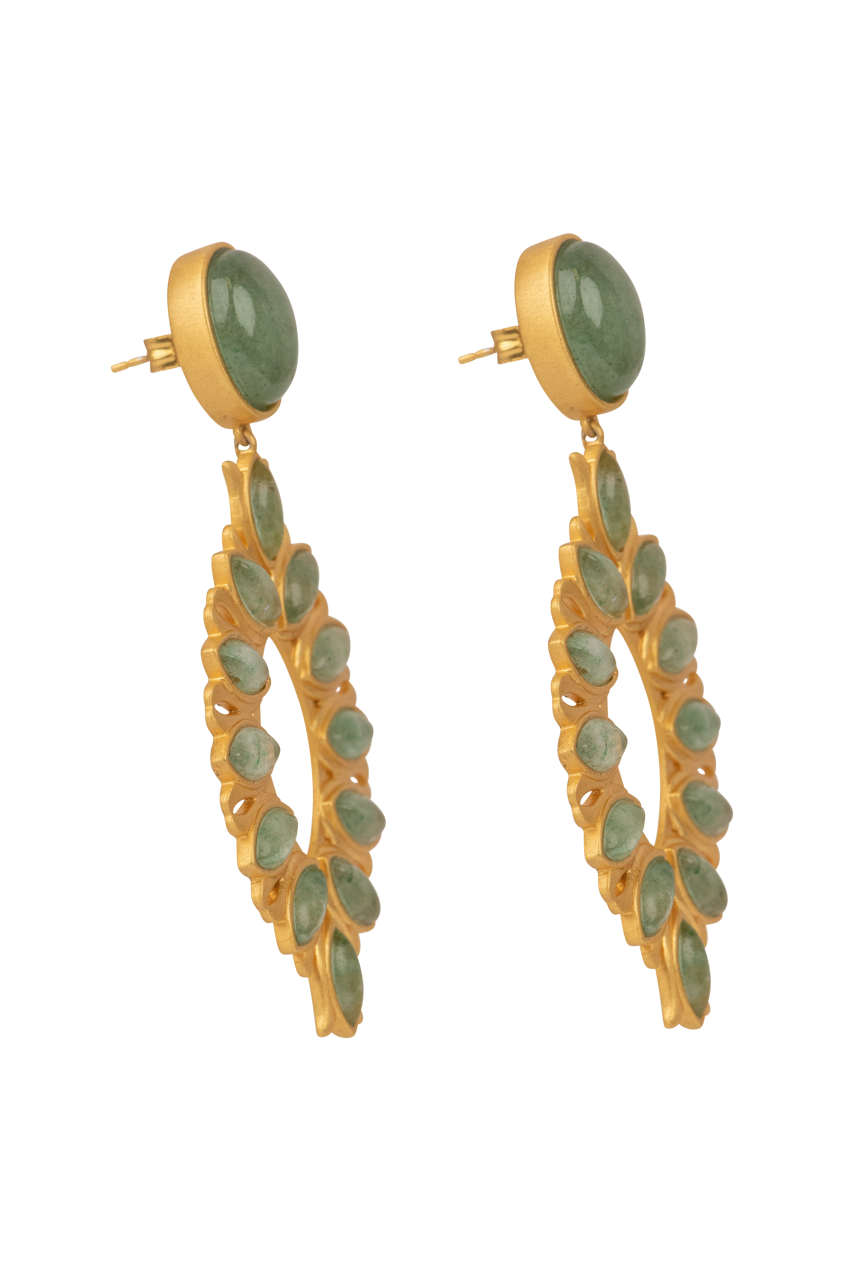 Christina Greene Water Lily Drop Earrings