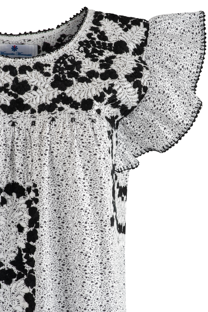 Margarita Mercantile Elisa Dress - Black/White
