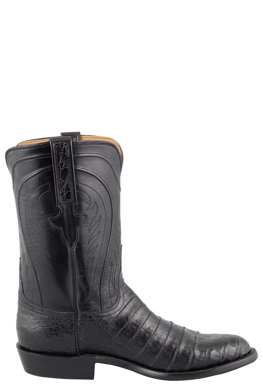 Lucchese black caiman 2024 boots