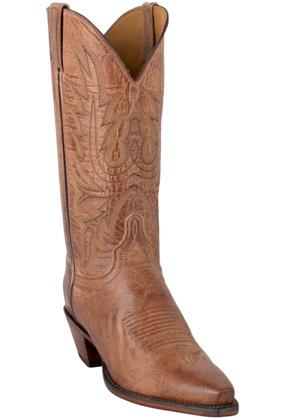 Lucchese Women's Goat Mad Dog Cowgirl Boots - Tan
