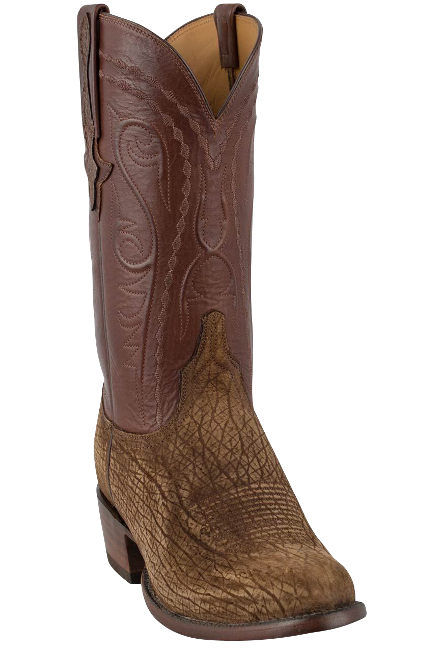 Lucchese Men's Hippo Cowboy Boots - Tan