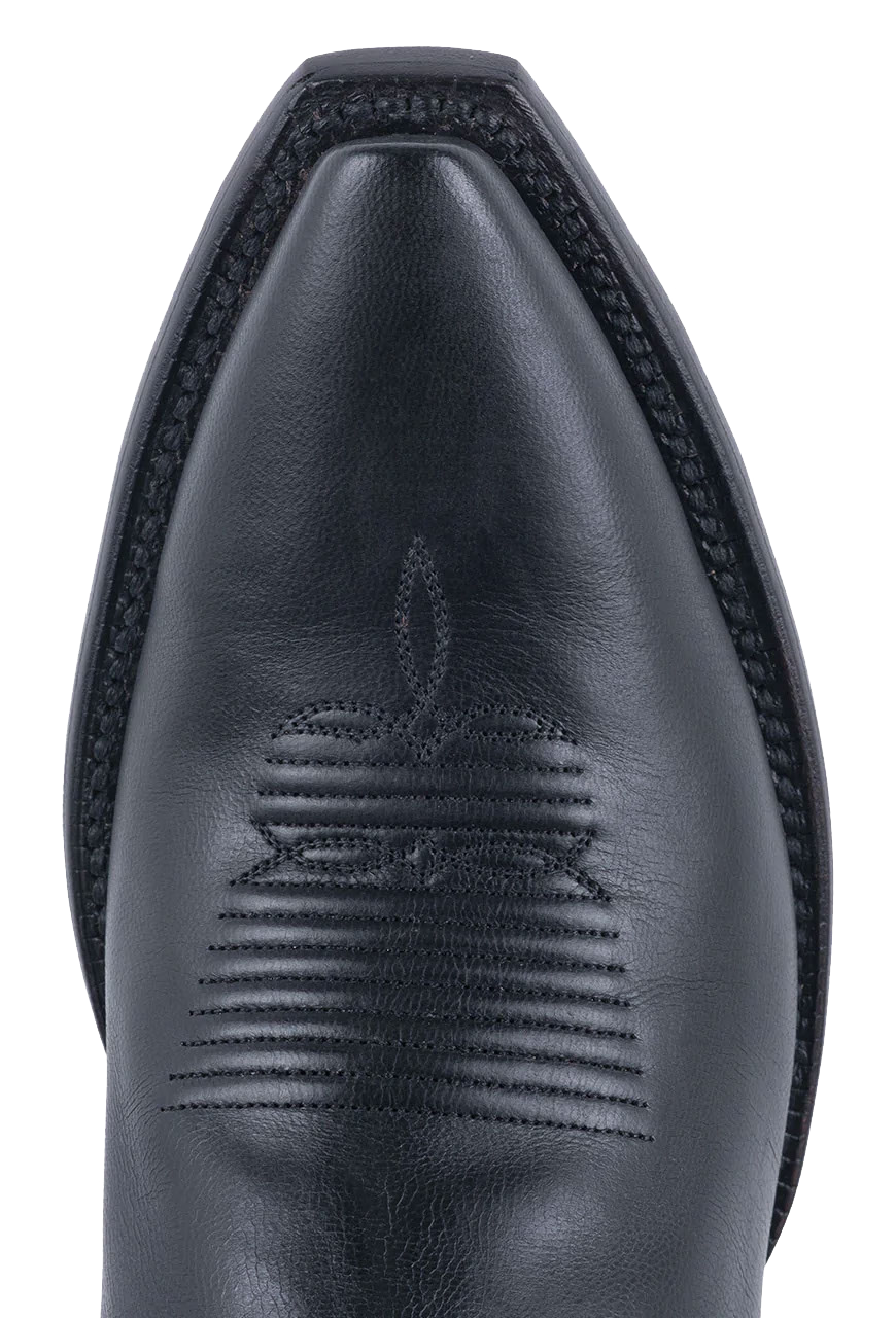 Lucchese Women's Goat Vero Cowgirl Boots - Black