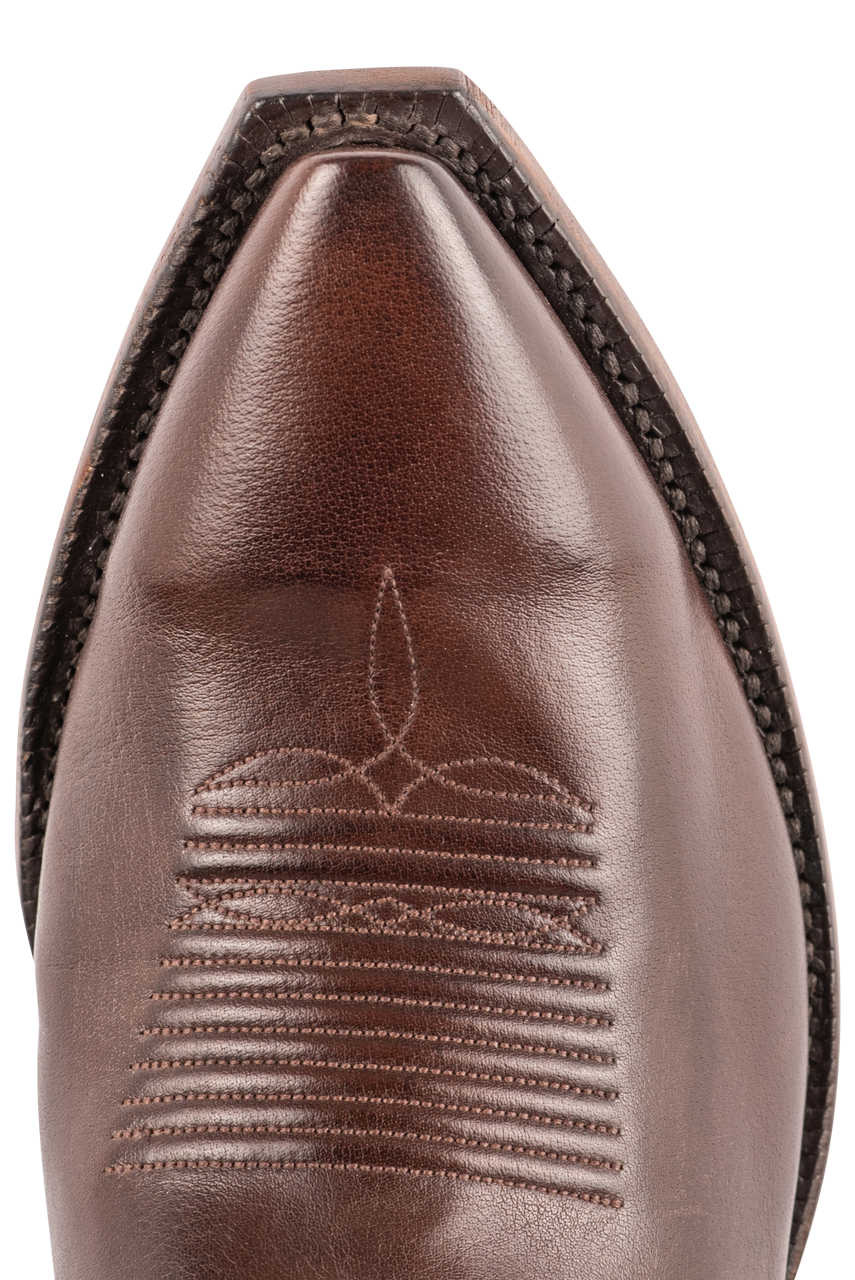 Lucchese Men's Baby Buffalo Collins Cowboy Boots - Whiskey