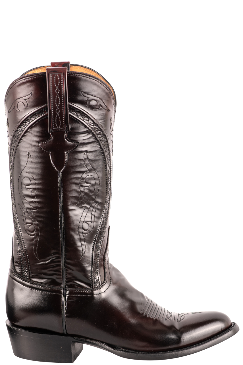 Lucchese black boots on sale